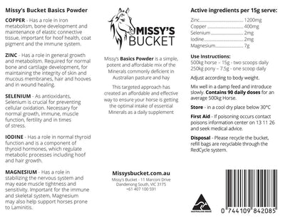 Missy's Bucket Basics Powder + Magnesium