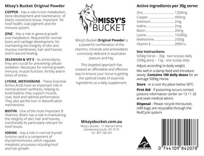 Missy's Bucket Original Powder