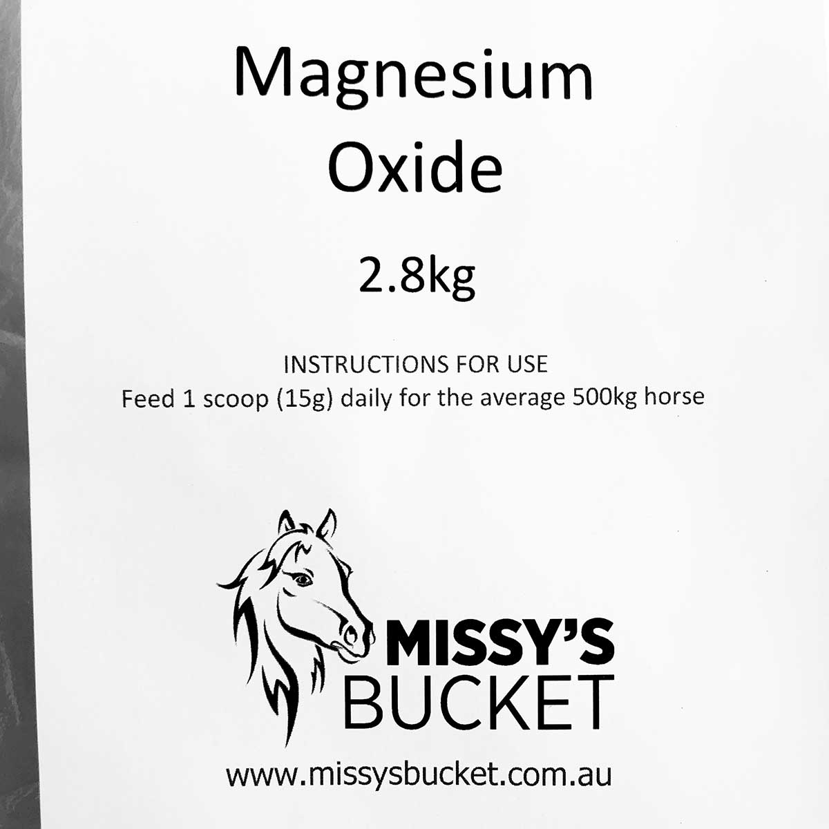 Magnesium Oxide Missy's Bucket